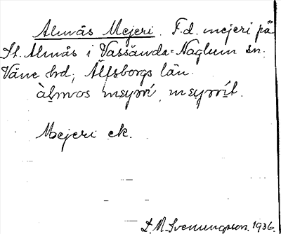Bild på arkivkortet för arkivposten Almås Mejeri