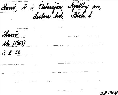 Bild på arkivkortet för arkivposten Hanö