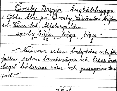 Bild på arkivkortet för arkivposten Överby Brygga