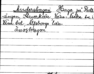 Bild på arkivkortet för arkivposten Andershagen