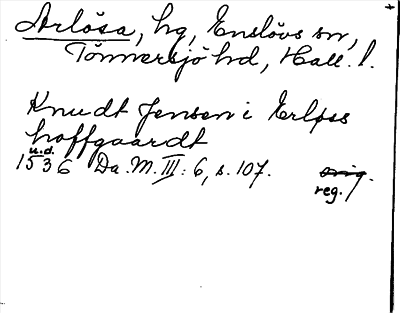 Bild på arkivkortet för arkivposten Arlösa