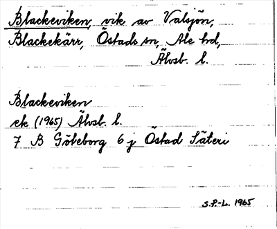 Bild på arkivkortet för arkivposten Blackeviken