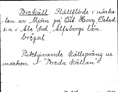 Bild på arkivkortet för arkivposten Brekäll
