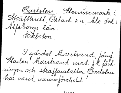 Bild på arkivkortet för arkivposten Carlsten