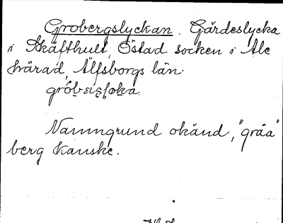Bild på arkivkortet för arkivposten Grobergslyckan