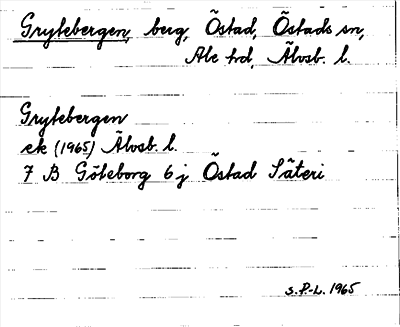 Bild på arkivkortet för arkivposten Grytebergen