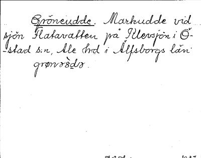 Bild på arkivkortet för arkivposten Gröneudde