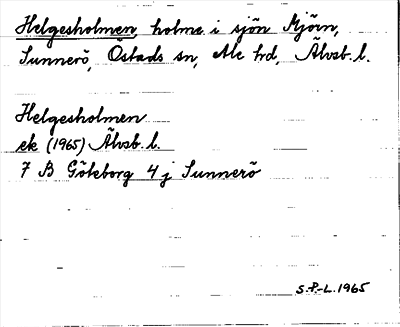 Bild på arkivkortet för arkivposten Helgesholmen