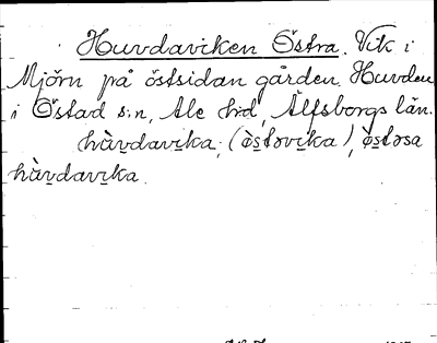 Bild på arkivkortet för arkivposten Huvdaviken, Östra