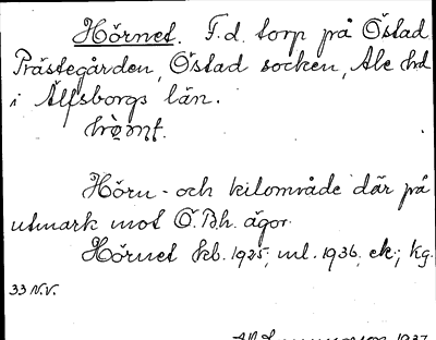 Bild på arkivkortet för arkivposten Hörnet