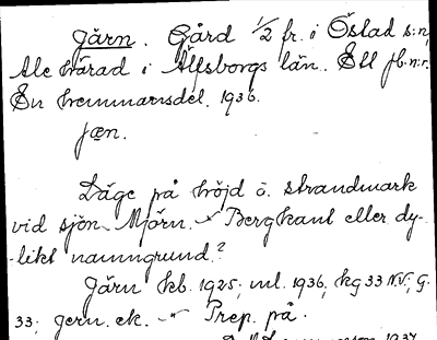 Bild på arkivkortet för arkivposten Järn