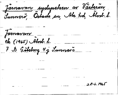 Bild på arkivkortet för arkivposten Järnavan