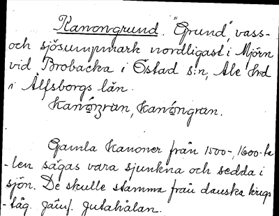 Bild på arkivkortet för arkivposten Kanongrund