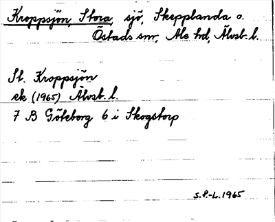 Bild på arkivkortet för arkivposten Kroppsjön, Stora