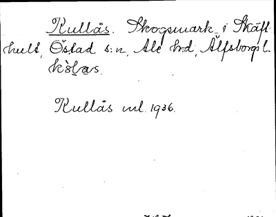 Bild på arkivkortet för arkivposten Kullås
