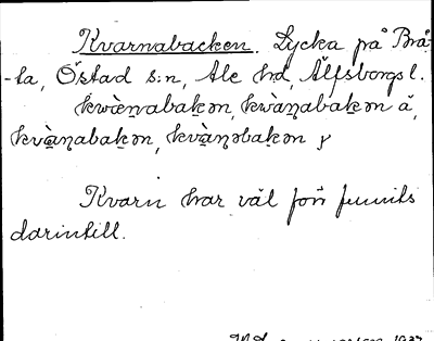 Bild på arkivkortet för arkivposten Kvarnabacken