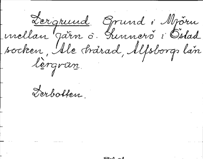 Bild på arkivkortet för arkivposten Lergrund