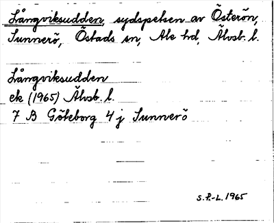 Bild på arkivkortet för arkivposten Långviksudden