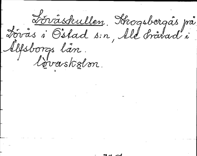 Bild på arkivkortet för arkivposten Lövåskullen
