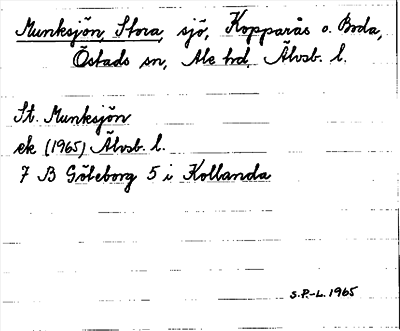 Bild på arkivkortet för arkivposten Munksjön, Stora