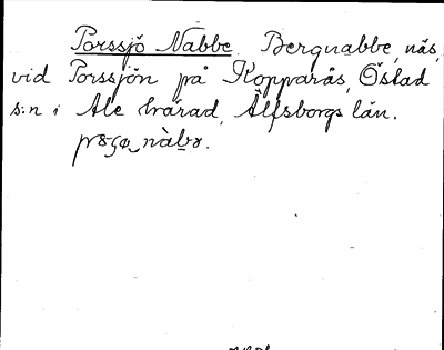 Bild på arkivkortet för arkivposten Porsjö Nabbe
