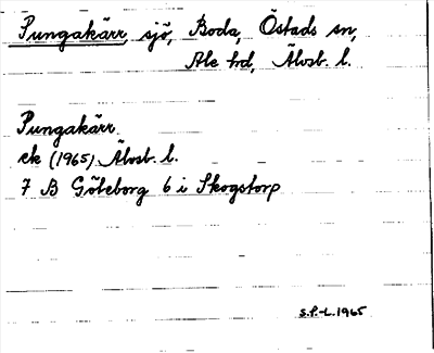 Bild på arkivkortet för arkivposten Pungakärr