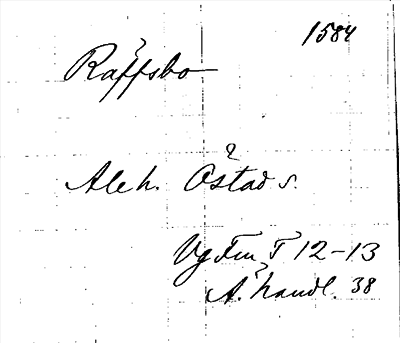 Bild på arkivkortet för arkivposten Räffsbo
