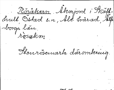 Bild på arkivkortet för arkivposten Rösåkern