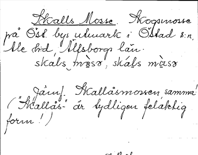 Bild på arkivkortet för arkivposten Skalls Mosse
