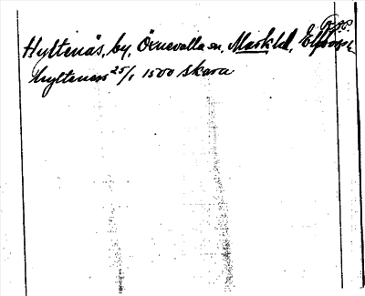 Bild på arkivkortet för arkivposten Hyltenäs