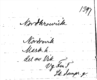 Bild på arkivkortet för arkivposten Nordhrowiik