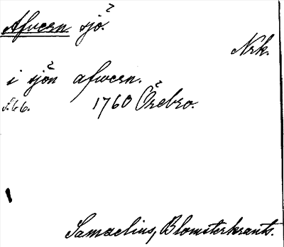 Bild på arkivkortet för arkivposten Afvern