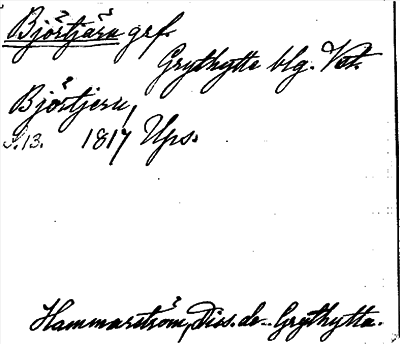 Bild på arkivkortet för arkivposten Björtjärn