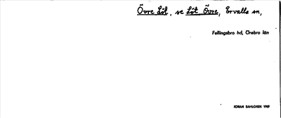 Bild på arkivkortet för arkivposten Övre Löt, se Löt, Övre