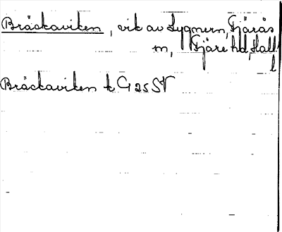Bild på arkivkortet för arkivposten Bräckaviken