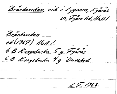 Bild på arkivkortet för arkivposten Bräckaviken