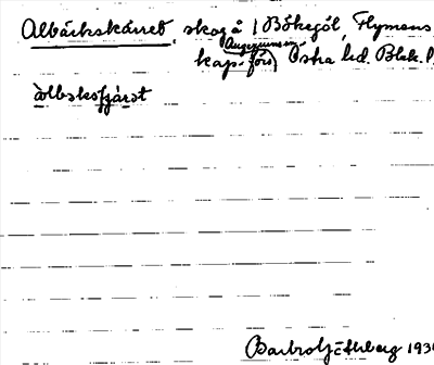 Bild på arkivkortet för arkivposten Albäckskärret