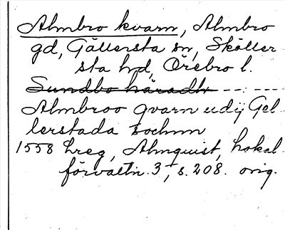 Bild på arkivkortet för arkivposten Almbro kvarn