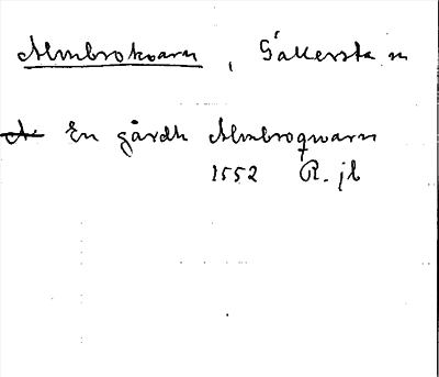 Bild på arkivkortet för arkivposten Almbrokvarn