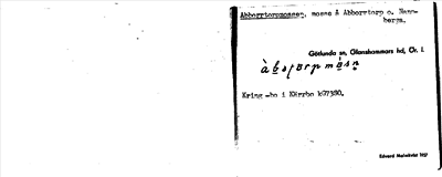 Bild på arkivkortet för arkivposten Abborrtorpmosse