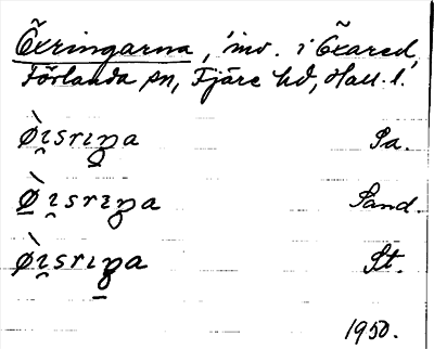 Bild på arkivkortet för arkivposten Öxringarna