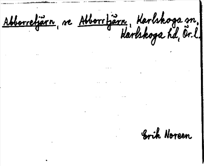 Bild på arkivkortet för arkivposten Abborretjärn, se Abborrtjärn