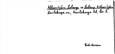 Bild på arkivkortet för arkivposten Abborrtjärn, Lobergs, se Lobergs Abborrtjärn