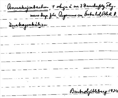 Bild på arkivkortet för arkivposten Annakajsabacken