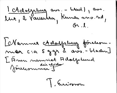 Bild på arkivkortet för arkivposten Adolfsber