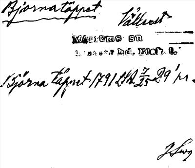 Bild på arkivkortet för arkivposten Bjosnatäppet