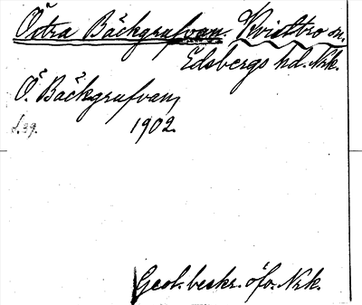 Bild på arkivkortet för arkivposten Östra Bäckgrufvan
