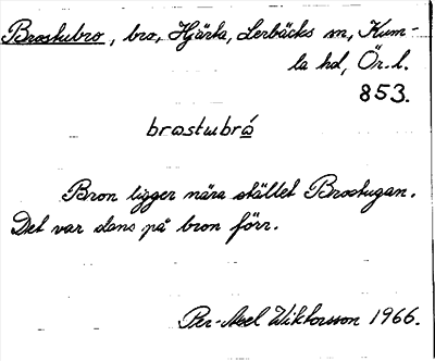 Bild på arkivkortet för arkivposten Brostubro