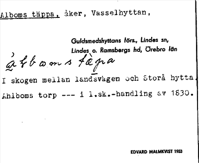 Bild på arkivkortet för arkivposten Alboms täppa