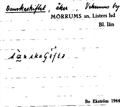 Bild på arkivkortet för arkivposten Danskaskiftet